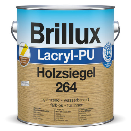 Brillux Lacryl-PU Holzsiegel 264 - glänzend - 3 L